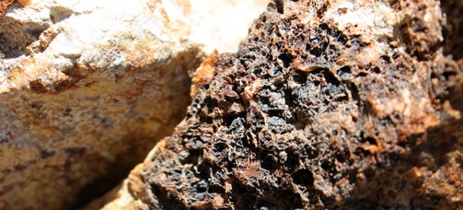 Burnt Iron at Stone Mountain Mine