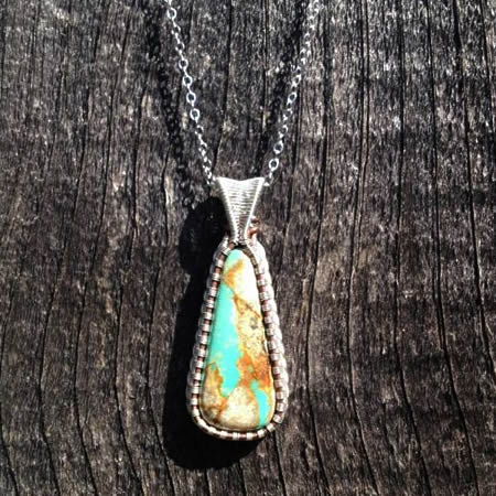 Dylan Clevenger's Exquisite Wire Wrap with Stone Mountain Turquoise