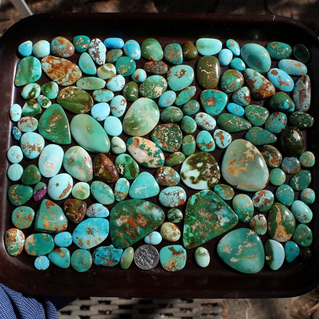 Cabochons of 2019 (Stone Mountain Turquoise, except 1)
