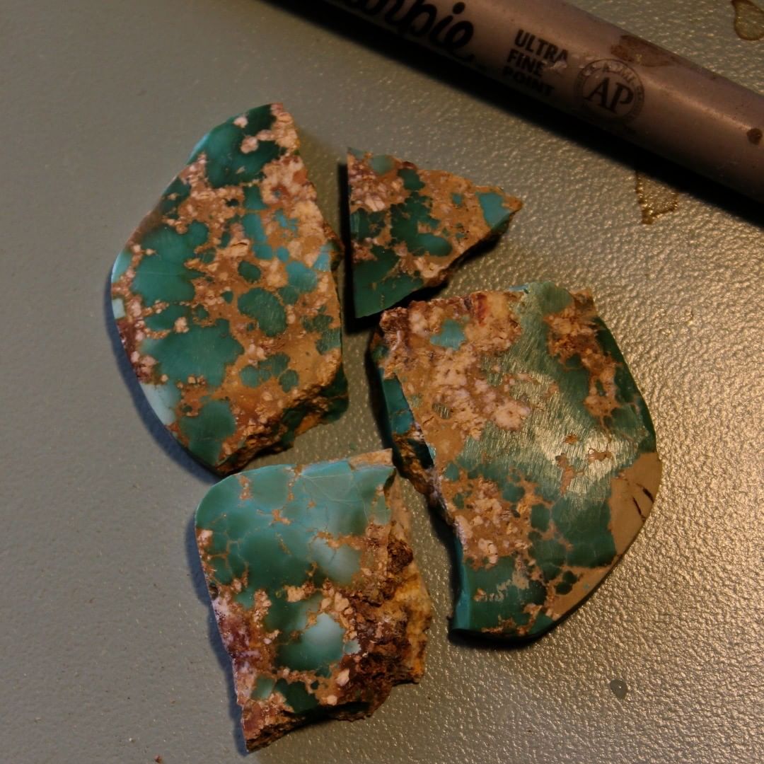 This should be fun (Stone Mountain Turquoise) Patty’s green
